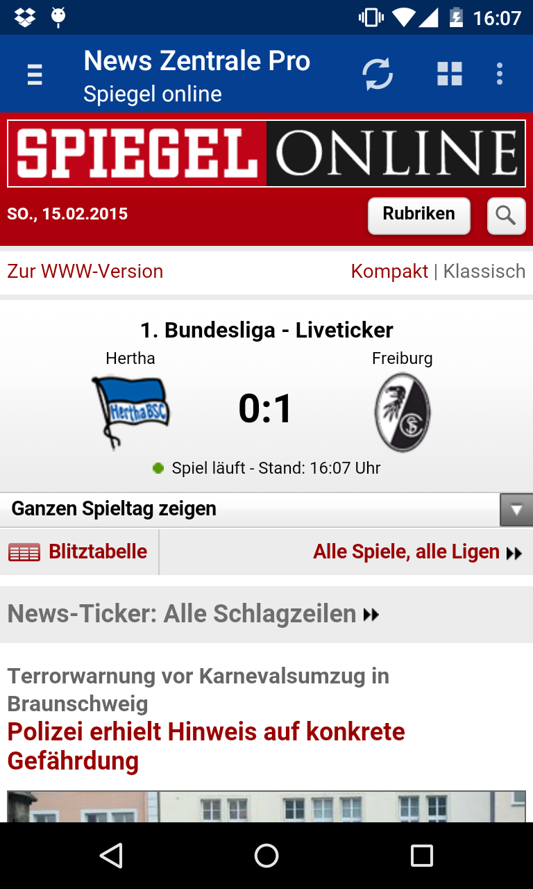 News Zentrale Pro Screen 2