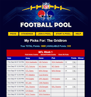 NFL Pool Office Football Pool APK capture d'écran Thumbnail #1