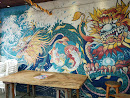 Chinese Dragon Mural 
