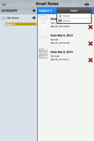 Smart Notes Screen 1