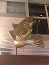 Golden Fish Statue 