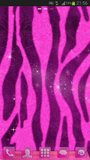 GO桌面EX主題粉紅色Zebra pink theme