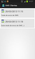 SMS Clientes APK צילום מסך #8