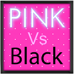 Pretty Pink Vs Black Keyboard Apk