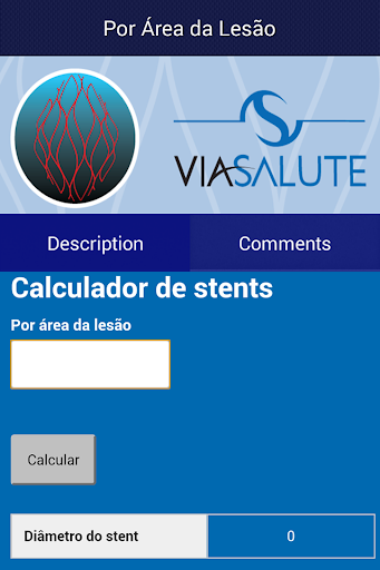 Área para Stents