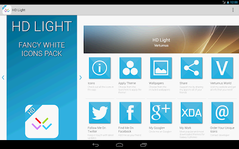 Screenshot HD Light - Icon Pack v1.9.2