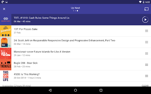 Pocket Casts Screenshot