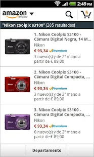 Amazon Móvil para Android - screenshot thumbnail