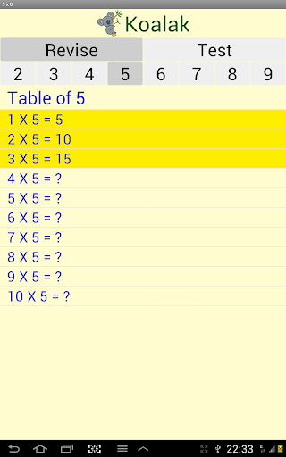 【免費教育App】Koalak Table Multiplications-APP點子