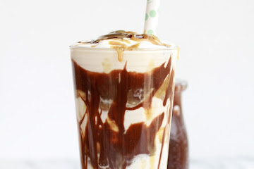 Chocolate Peanut Butter Hot Fudge Butterscotch Milkshake