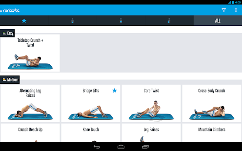 Runtastic Six Pack Abs Workout - screenshot