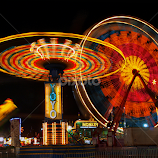 County Fair Rides by Joe Saladino -  