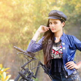 Send me an Rider by E-Graphic Rider - People Portraits of Women