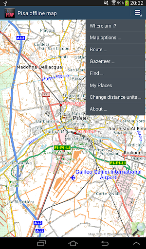 Pisa offline map