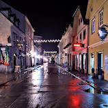 Midnight empty street by Oliver Švob -  