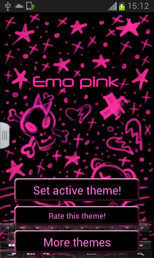 Emo Pink Keyboard