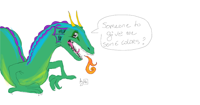 Dragon coloring