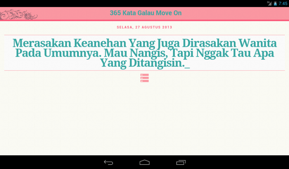 365 Kata Galau Move On – Aplikacje na Androida w Google Play