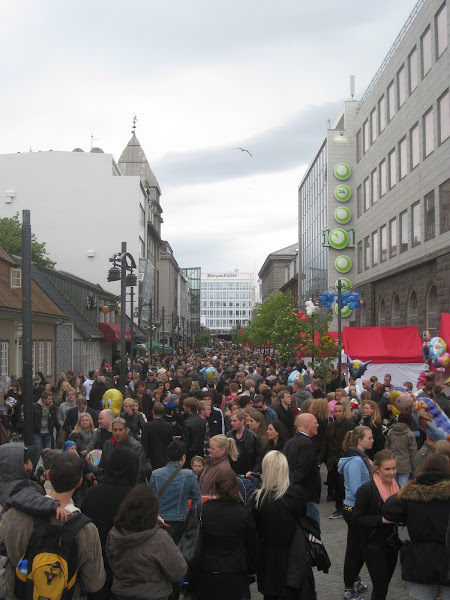 Iceland Independence Day Crowd