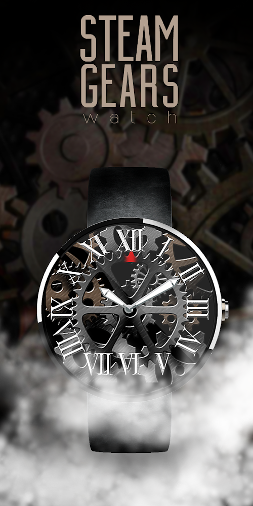 Android application Wear Steam Gears Animated screenshort