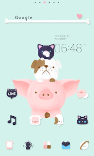 Cute Pet dodol launcher theme