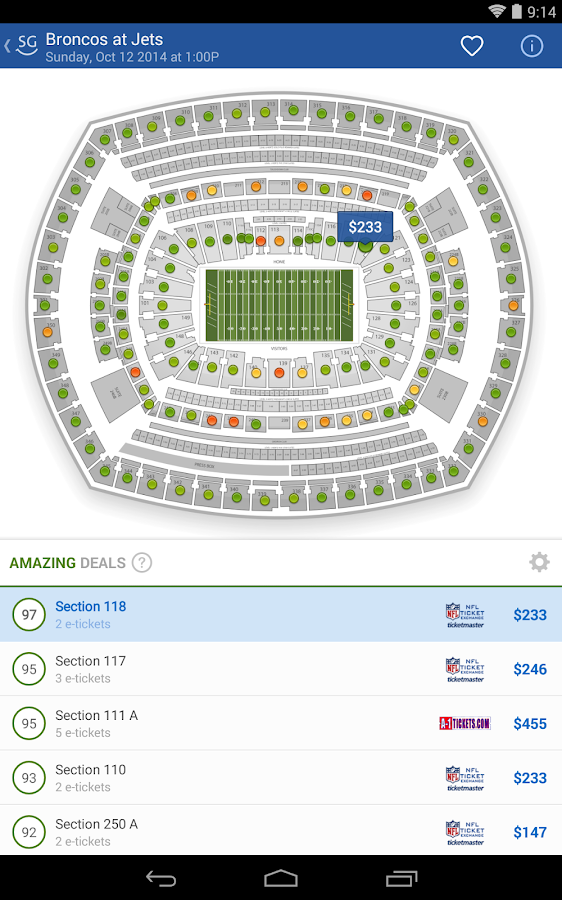 SeatGeek Event Tickets screenshot