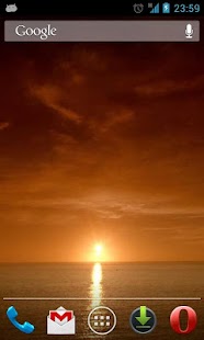 Sunset Ocean Live Wallpaper Screenshots 0