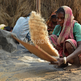 Fountain of rice by Joydeep Mukherjee - People Professional People
