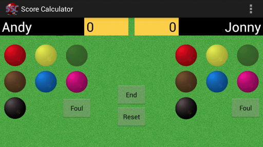 Snooker Score Calculator