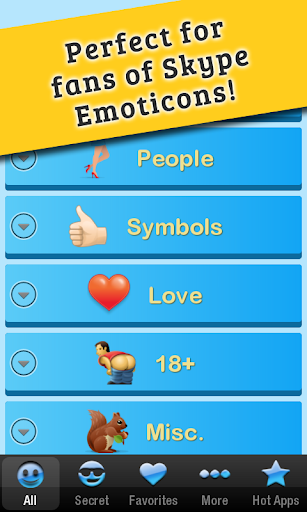 【免費通訊App】Secret Emoticons for Skype Pro-APP點子