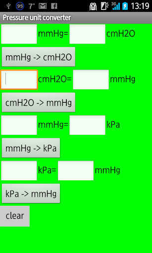 MED Pressure Unit Converter