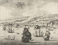 Gezicht op Napels (blad 1)