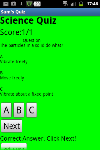 Year 8 Science Quiz