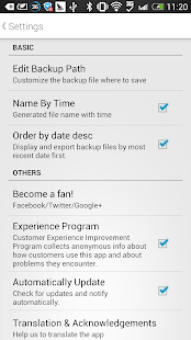 SMS Backup & Restore (Kitkat) - screenshot thumbnail