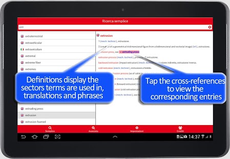 Marolli Technical Dictionary Screenshots 2