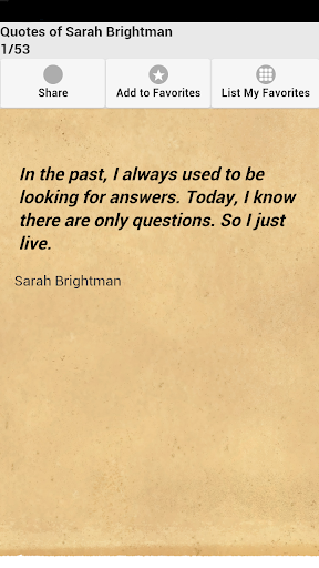 【免費娛樂App】Quotes of Sarah Brightman-APP點子