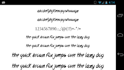 【免費個人化App】Fonts for FlipFont 50 Brush-APP點子