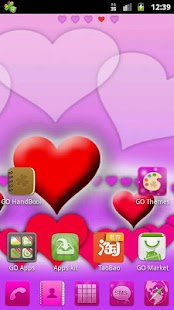 How to install GO Launcher EX Lovely Hearts 1.1 apk for bluestacks