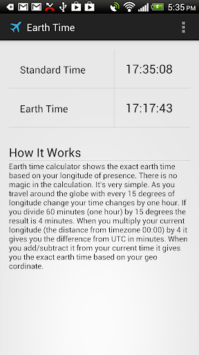 Earth Time