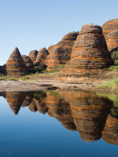 Silver Discoverer takes you to explore the Bungle Bungle Range in Purnululu National Park, one of the most striking geological landmarks in Western Australia.