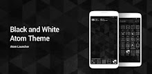 Black and White Atom theme APK