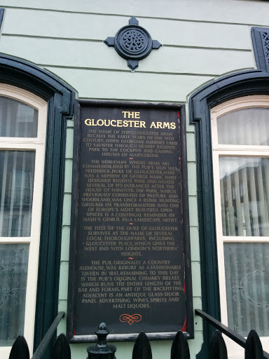 The Gloucester Arms Plaque