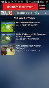 WXII 12 Weather Screenshots 5