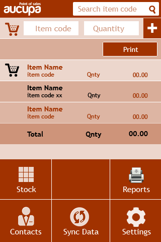 Retail Billing Printing Tab