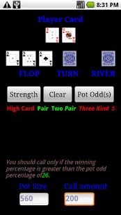 Poker Card Strength Calculator