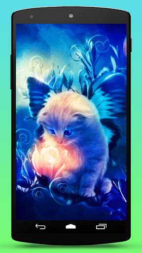 【免費個人化App】Butterfly Cat Live Wallpaper-APP點子