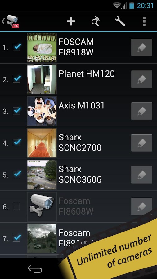 tinyCam Monitor PRO - screenshot