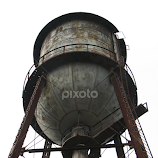 Rusted Water Tower by Judy Dean -  