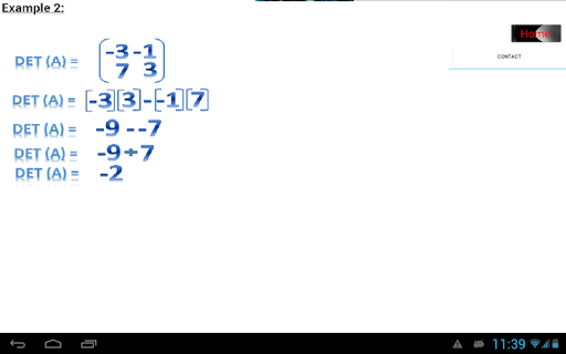 【免費教育App】Determinant 2x2 Matrix-APP點子