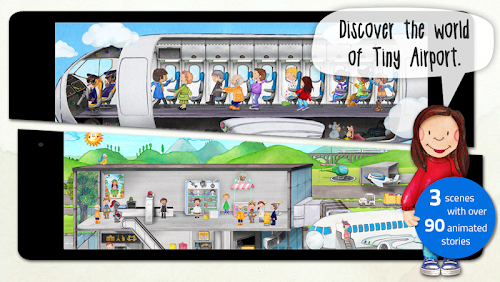 Android application Tiny Airport - Seek &amp; Find screenshort